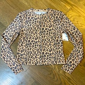 Leopard print top